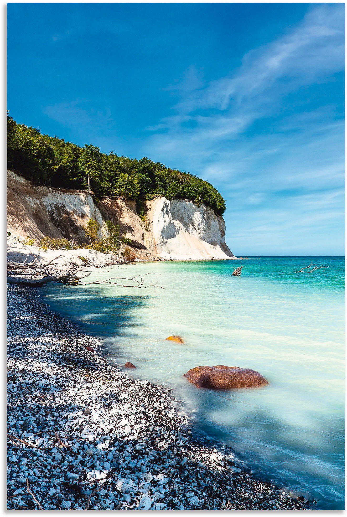 Artland Wandbild "Kreidefelsen auf der Insel Rügen III", Küste, (1 St.), al günstig online kaufen