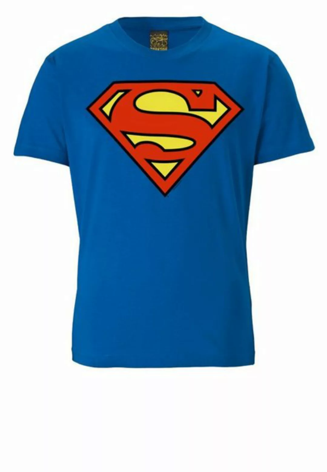 LOGOSHIRT T-Shirt "SUPERMAN - LOGO", mit coolem Frontprint günstig online kaufen