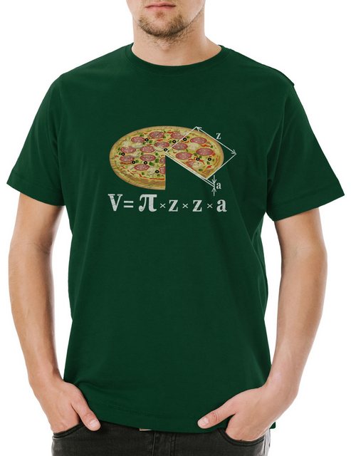 Urban Backwoods Print-Shirt V = Pizza I Herren T-Shirt Lehrer Fun Teacher P günstig online kaufen