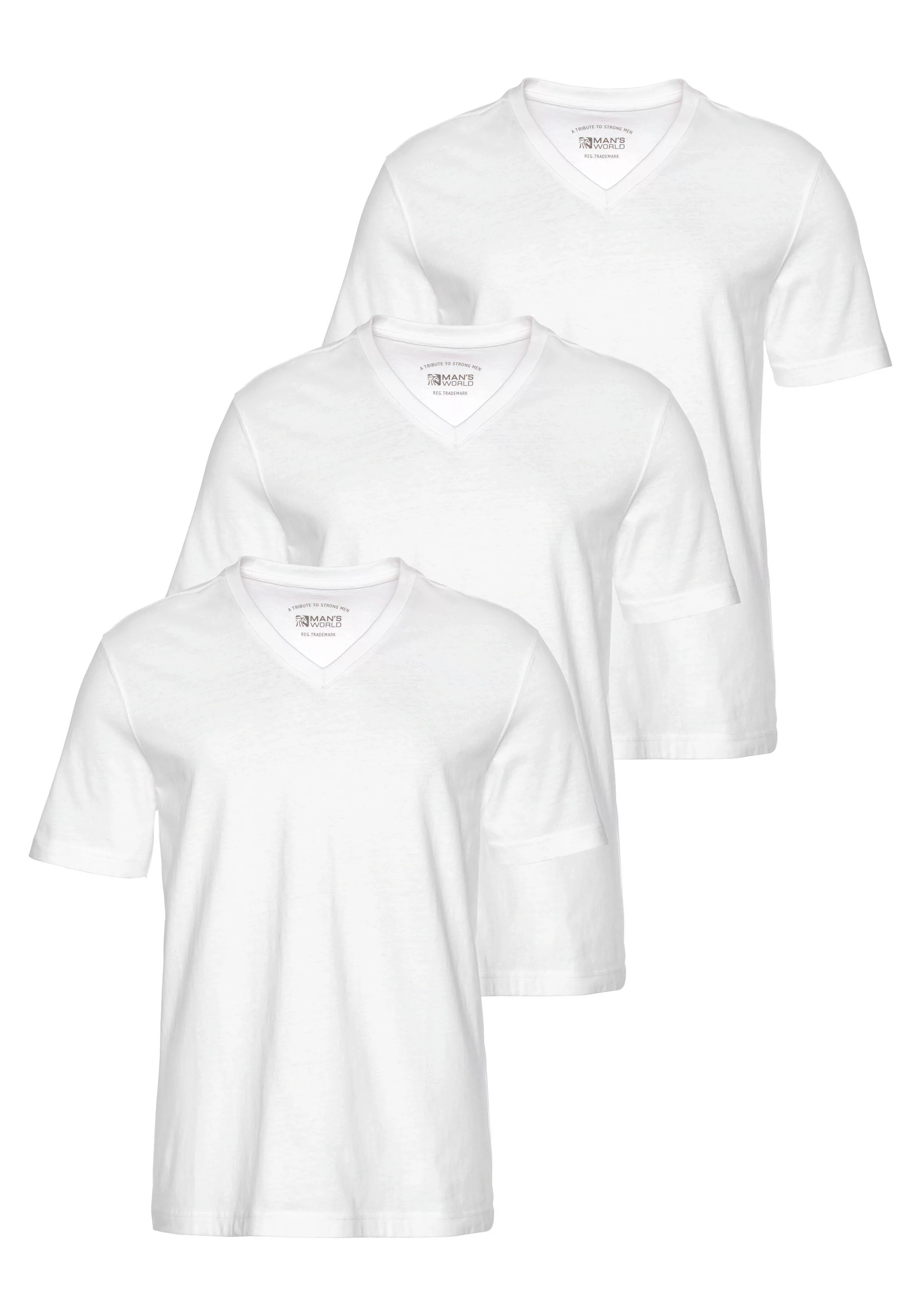 Mans World V-Shirt, perfekt als Unterzieh T-shirt günstig online kaufen