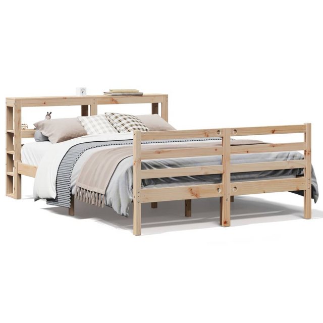 vidaXL Bett, Massivholzbett ohne Matratze 140x190 cm Kiefernholz günstig online kaufen