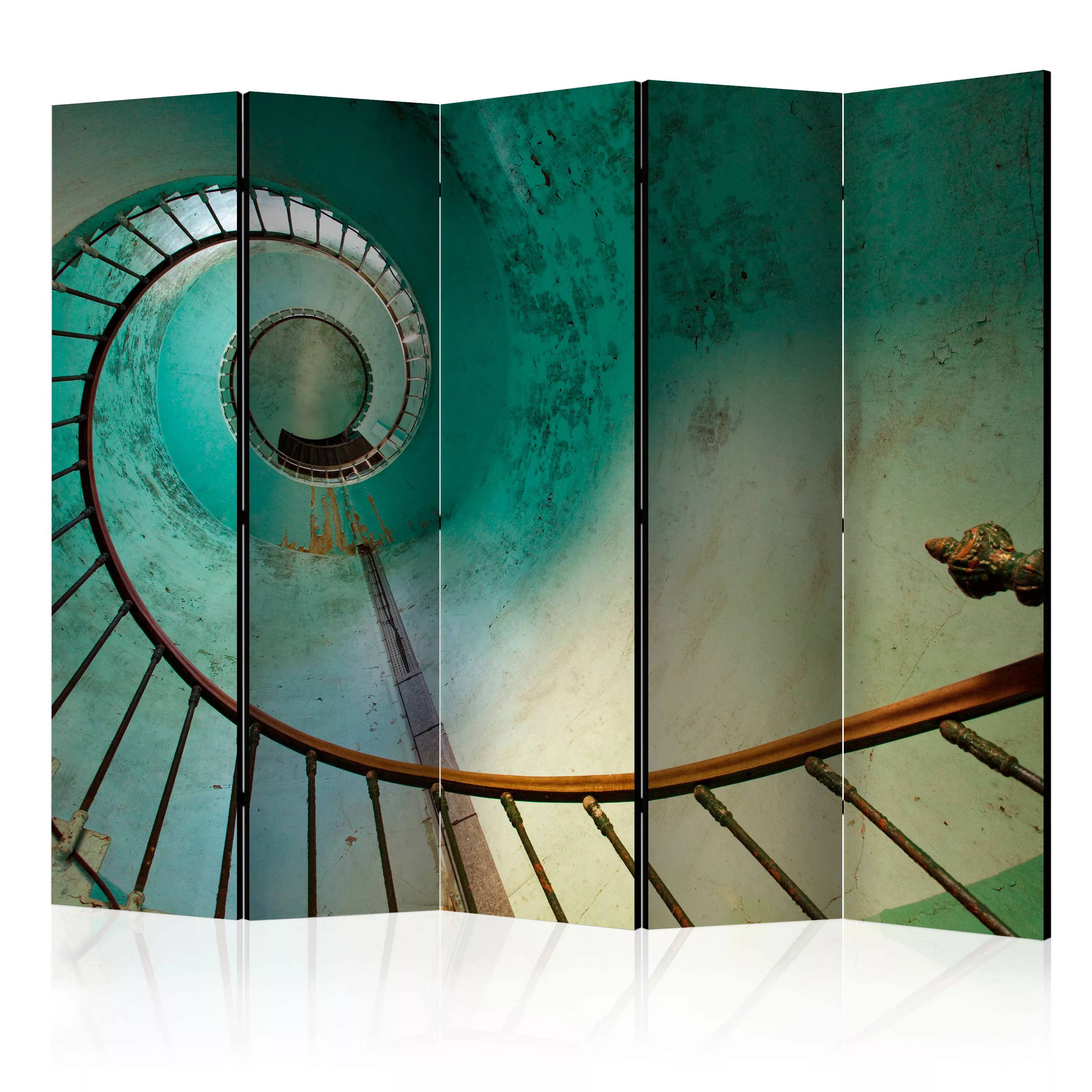 5-teiliges Paravent - Lighthouse - Stairs Ii [room Dividers] günstig online kaufen