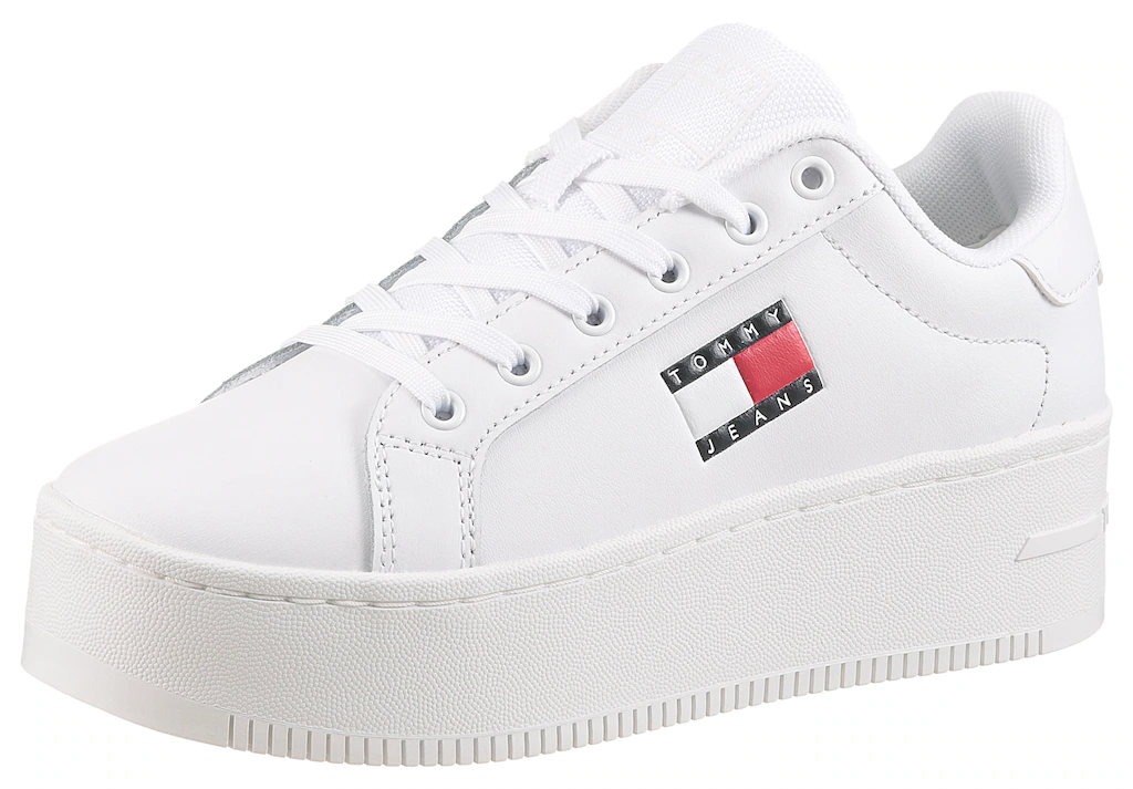 Tommy Jeans Plateausneaker "TJW FLATFORM SNEAKER", Freiezeitschuh, Halbschu günstig online kaufen