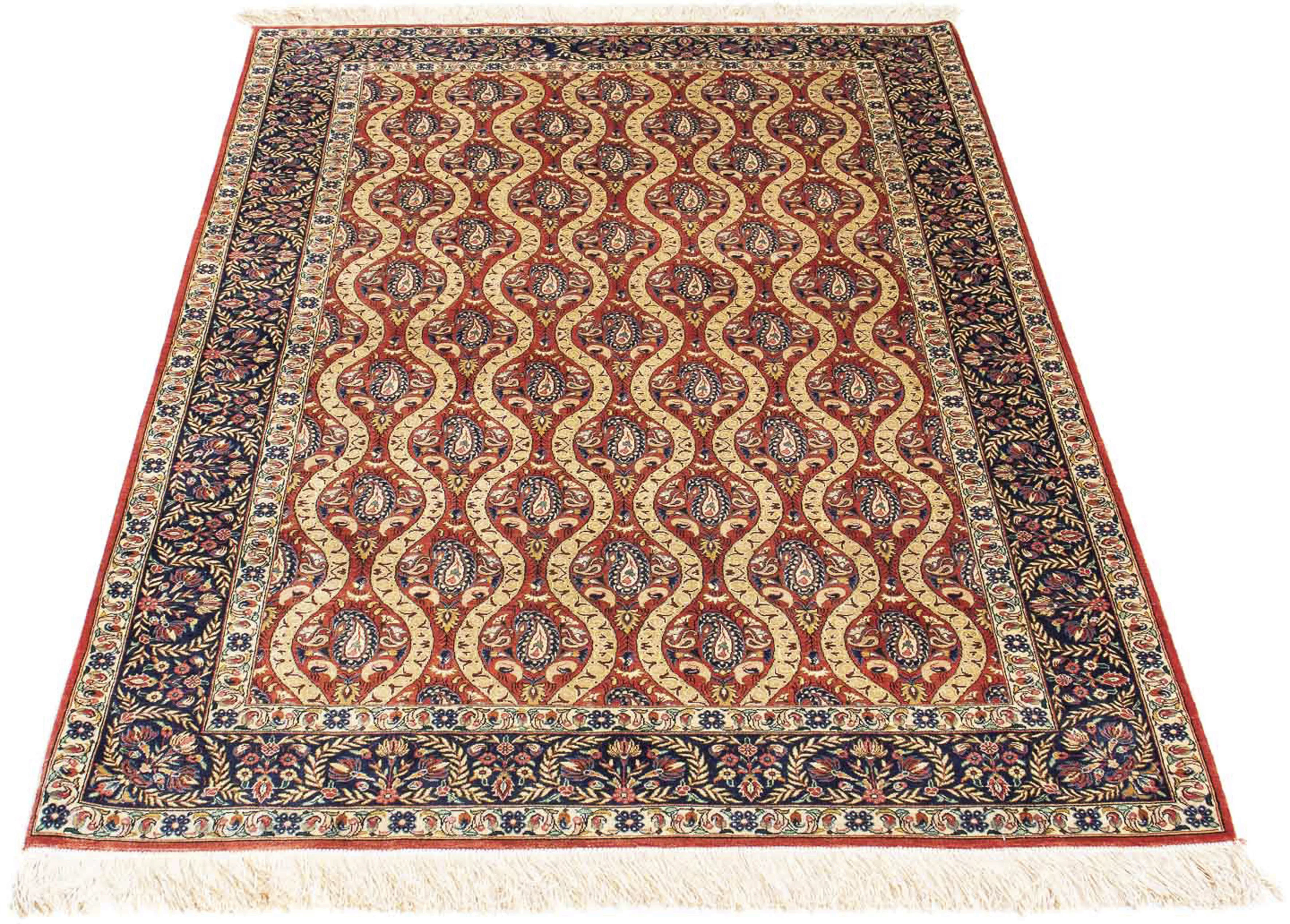 morgenland Orientteppich »Perser - Ghom - 150 x 98 cm - rot«, rechteckig, W günstig online kaufen