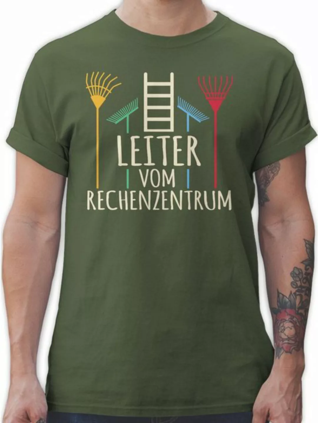 Shirtracer T-Shirt Leiter vom Rechenzentrum hell Herren & Männer Geschenke günstig online kaufen