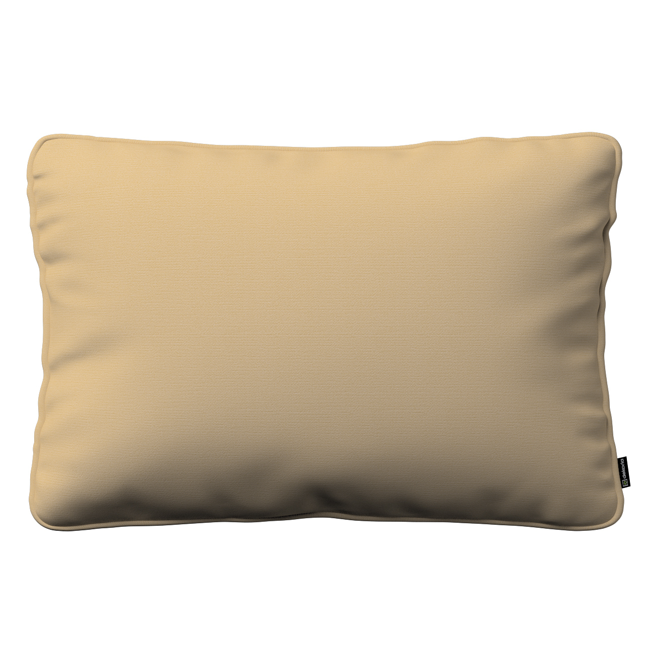 Kissenhülle Gabi mit Paspel 60x40cm, caffe latte, 60 x 40 cm, Cotton Panama günstig online kaufen