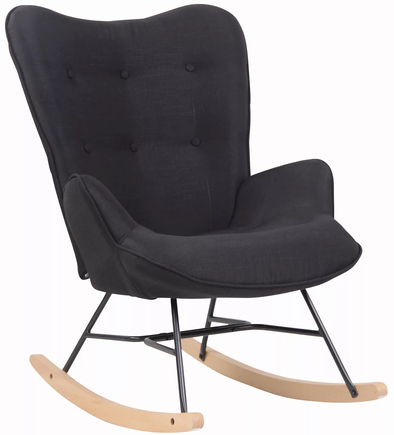 Stuhl Sanka Stoff Schwarz günstig online kaufen