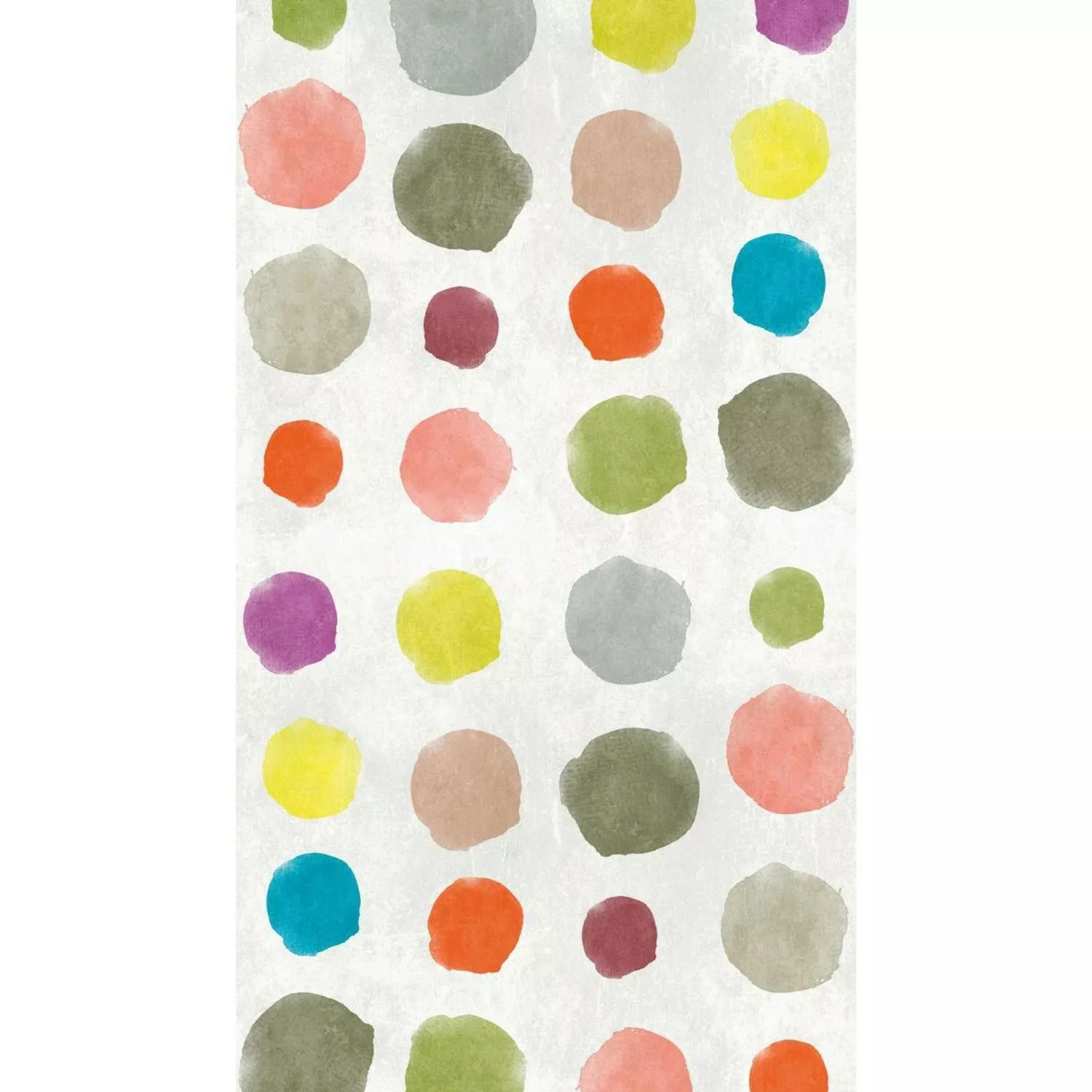 Bricoflor Bunte Kindertapete Wasserfarben Tapete Mit Kreisen Ideal Für Kind günstig online kaufen
