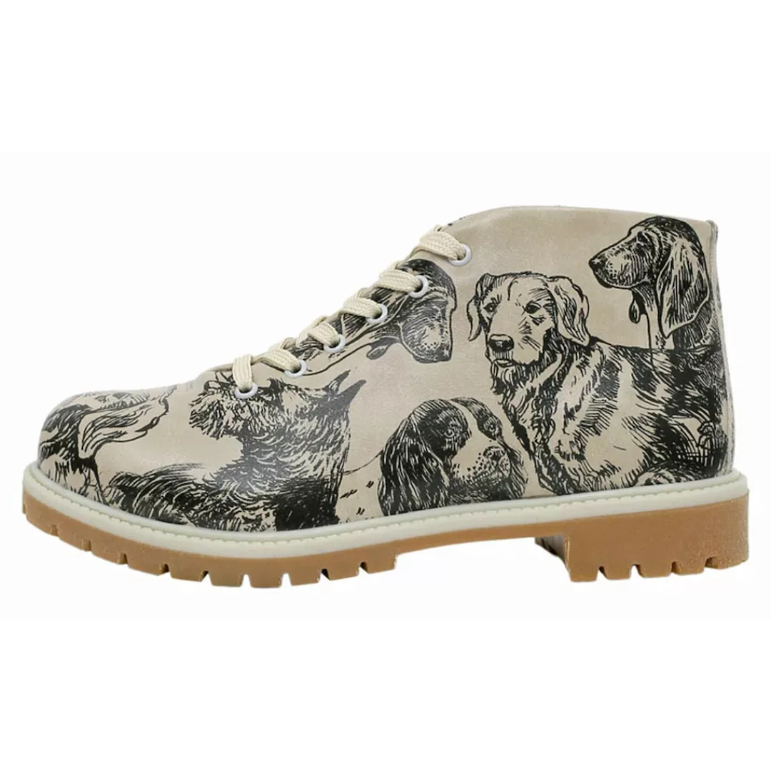 DOGO Stiefel "Damen Shortcut Boots The Life of Dogs Vegan Damen Stiefel /", günstig online kaufen