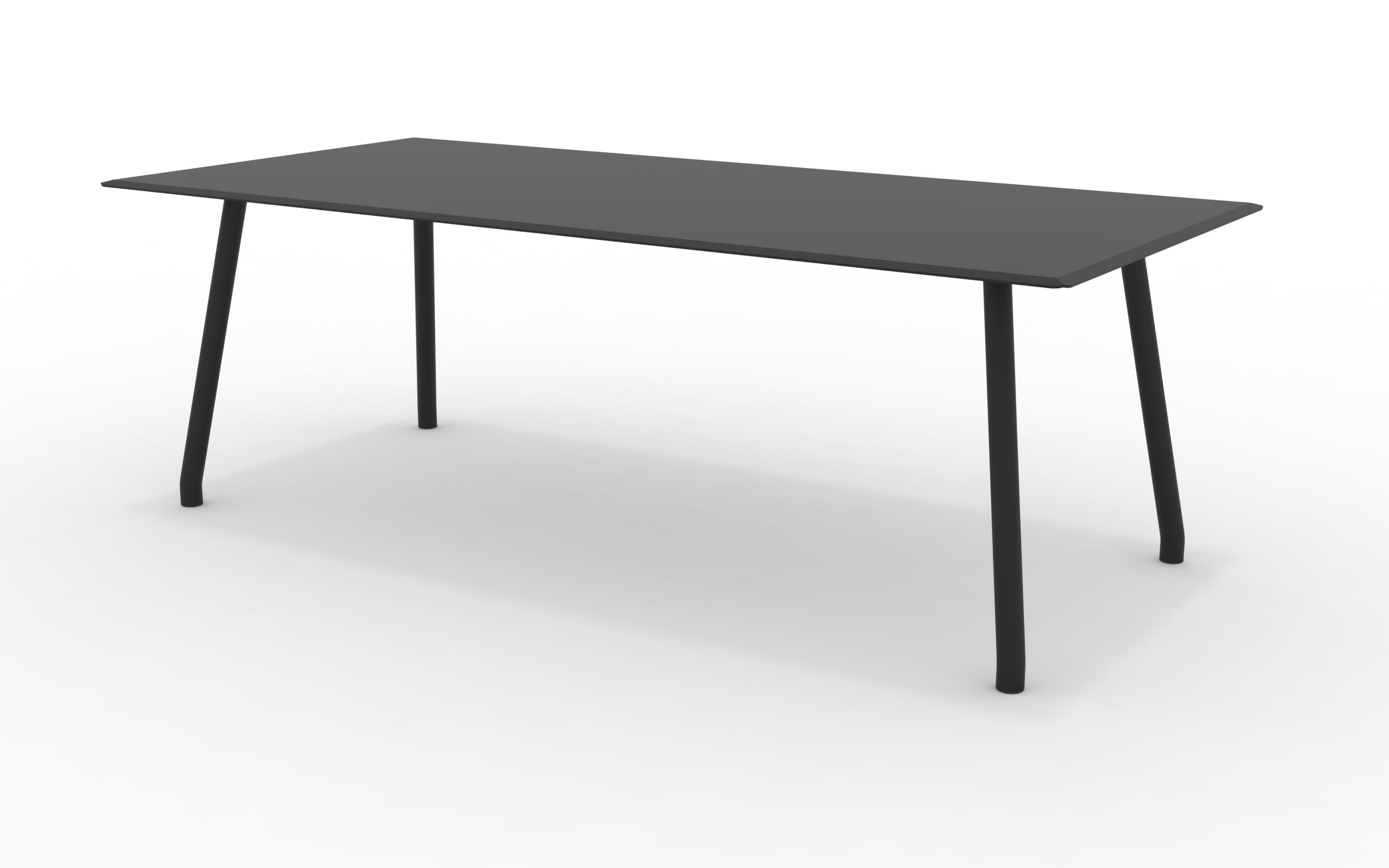 Großer Gartentisch Verdea 220 cm Schwarz günstig online kaufen