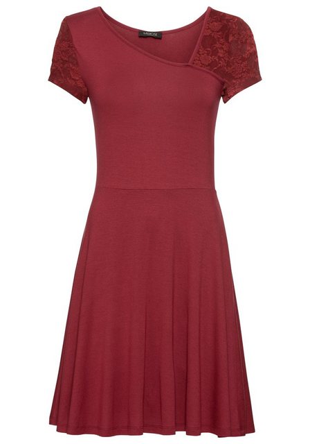 Melrose Jerseykleid mit Spitzeneinsatz - NEUE KOLLEKTION günstig online kaufen