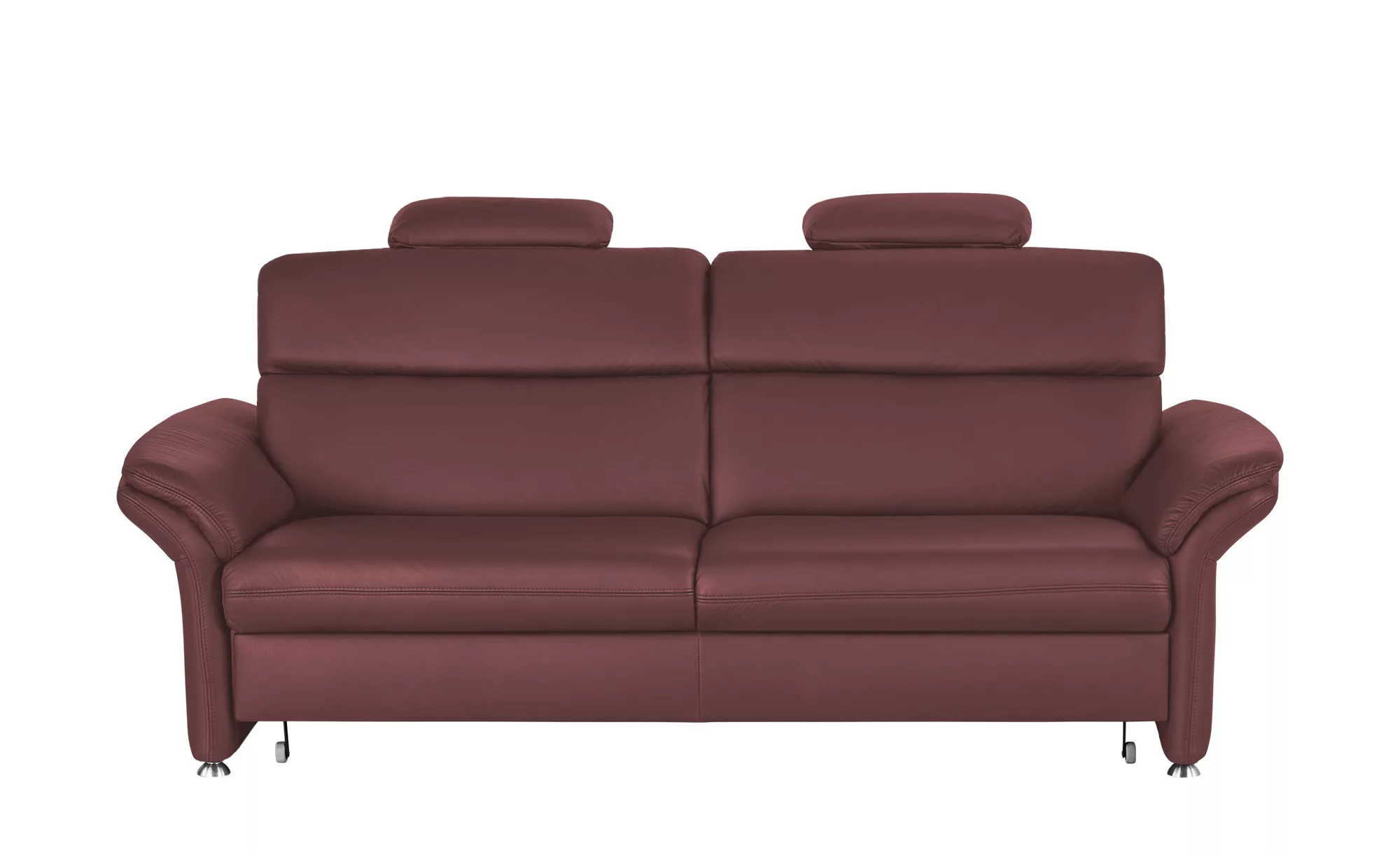 meinSofa Einzelsofa Leder Manon ¦ lila/violett ¦ Maße (cm): B: 228 H: 94 T: günstig online kaufen