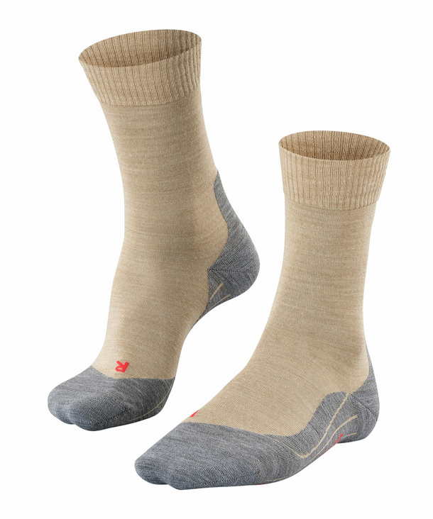 FALKE TK5 Herren Wandersocken, 46-48, Beige, Schurwolle, 16242-410005 günstig online kaufen