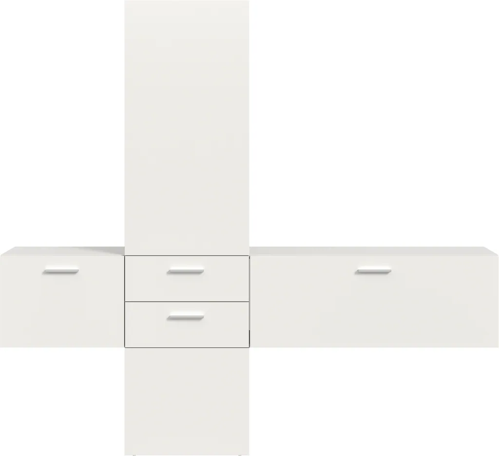 INOSIGN Garderoben-Set, (Set, 3 St.), Lumo, Garderobenset Breite 208 cm, Sp günstig online kaufen