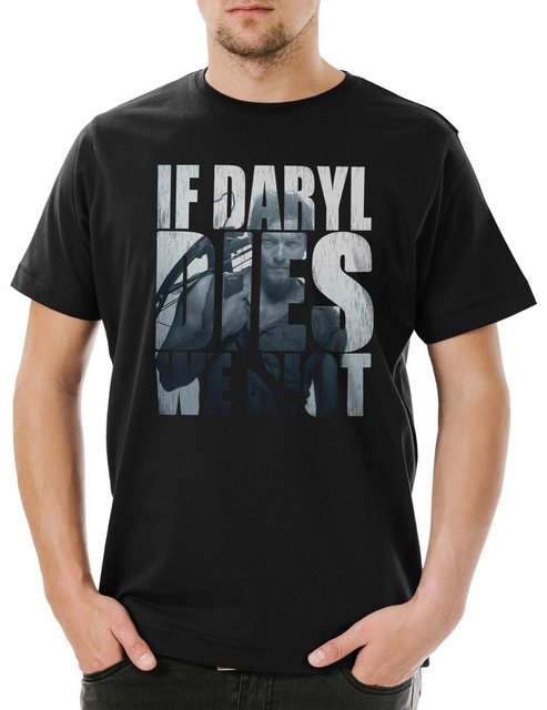 Urban Backwoods Print-Shirt If Daryl Dies We Riot Herren T-Shirt Dixon The günstig online kaufen