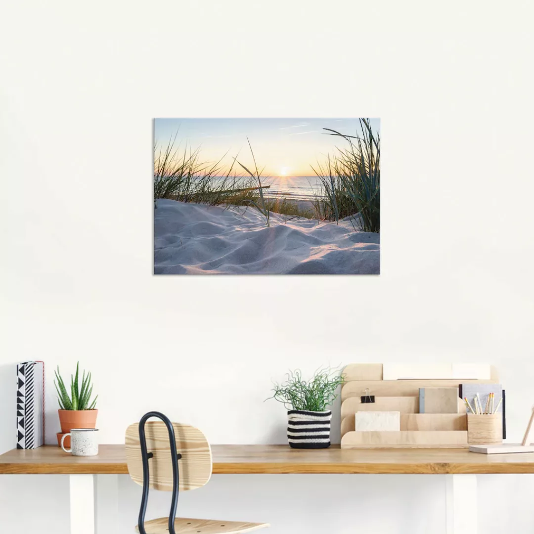 Artland Wandbild "Ostseestrand", Strand, (1 St.), als Alubild, Outdoorbild, günstig online kaufen