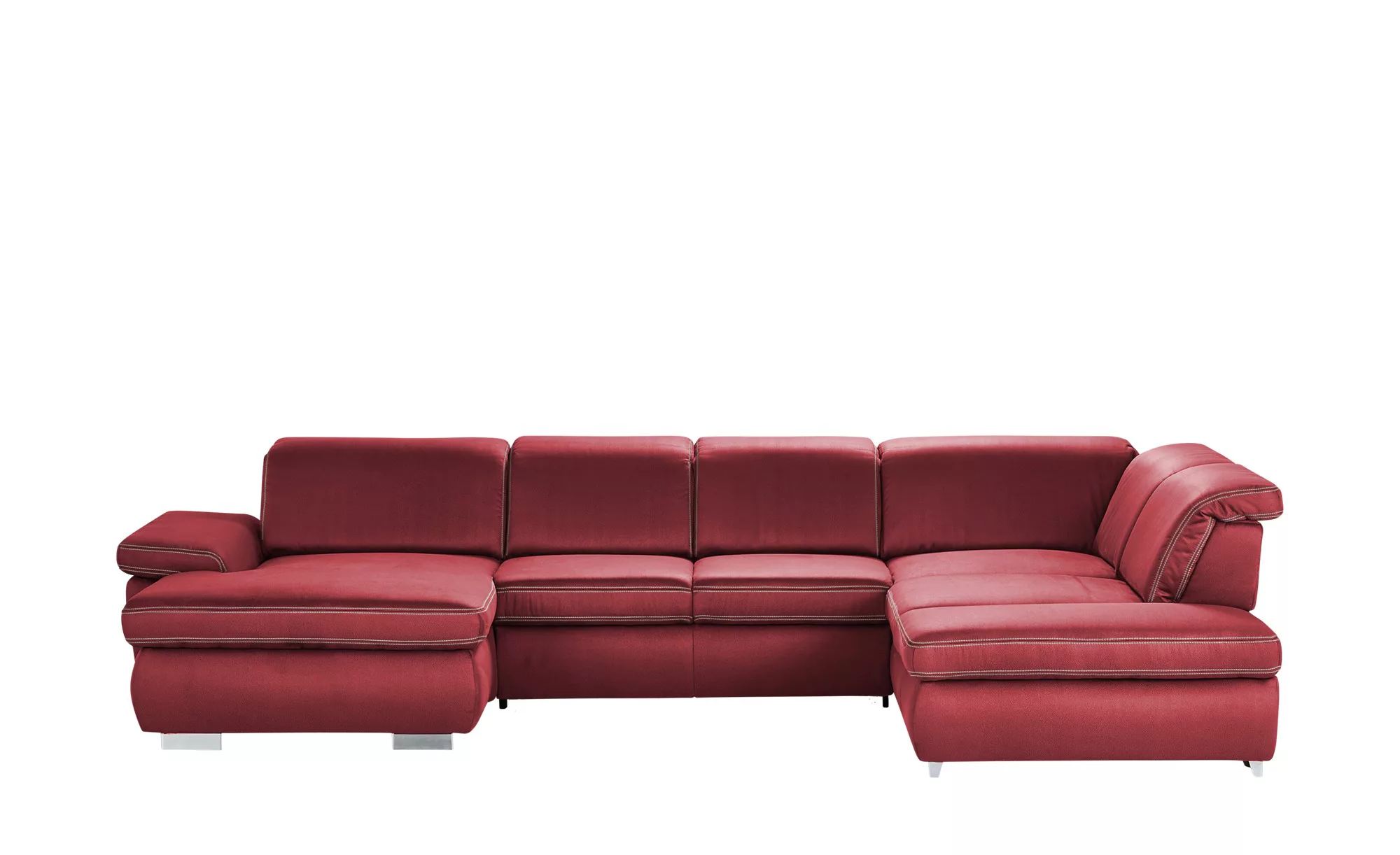 Wohnlandschaft - rot - 85 cm - Polstermöbel > Sofas > Wohnlandschaften - Mö günstig online kaufen