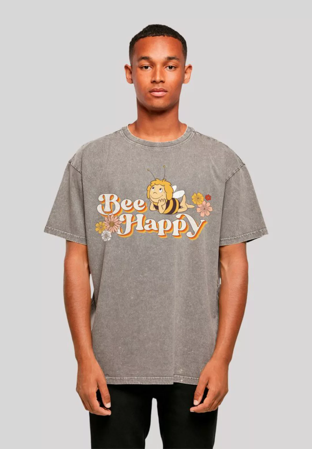 F4NT4STIC T-Shirt "Die Biene Maja Bee Happy Heroes of Childhood", Nostalgie günstig online kaufen