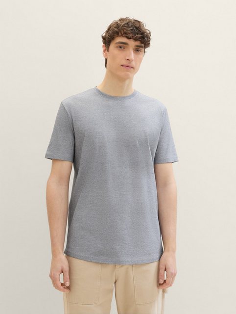 TOM TAILOR Denim T-Shirt T-Shirt mit feinem Streifenmuster günstig online kaufen