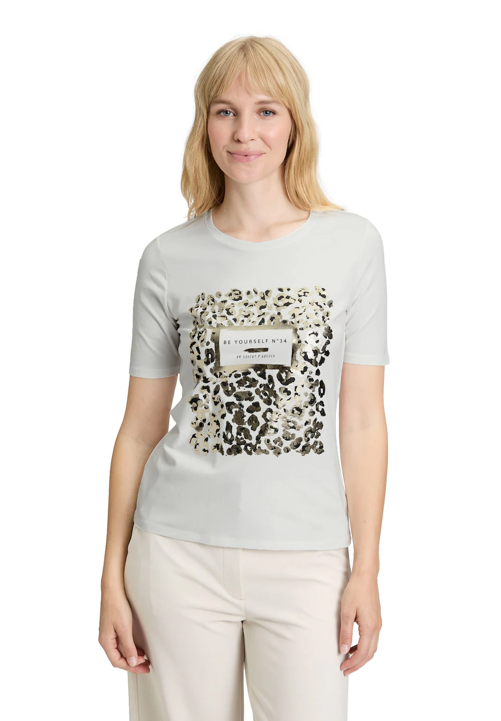 Betty Barclay Kurzarmshirt "Betty Barclay Damen Basic Shirt mit Aufdruck", günstig online kaufen
