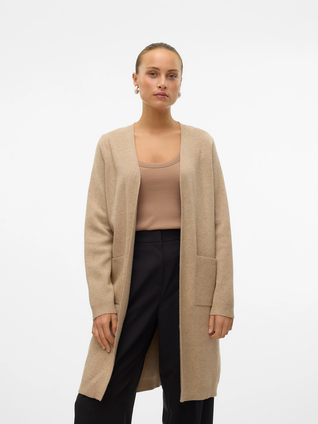 Vero Moda Longstrickjacke VMSABA LS POCKET COATIGAN GA NOOS günstig online kaufen