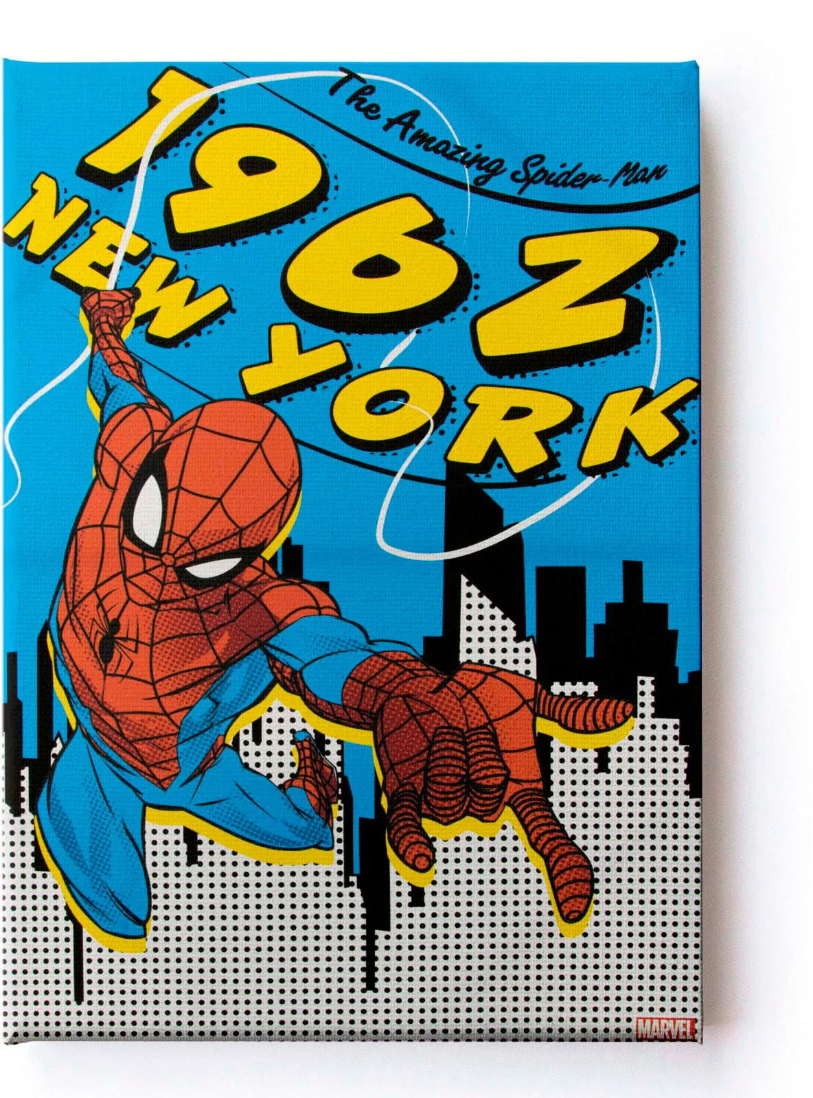 MARVEL Leinwandbild "Leinwandbild Spiderman New York 50x70xm", (Packung, 1 günstig online kaufen