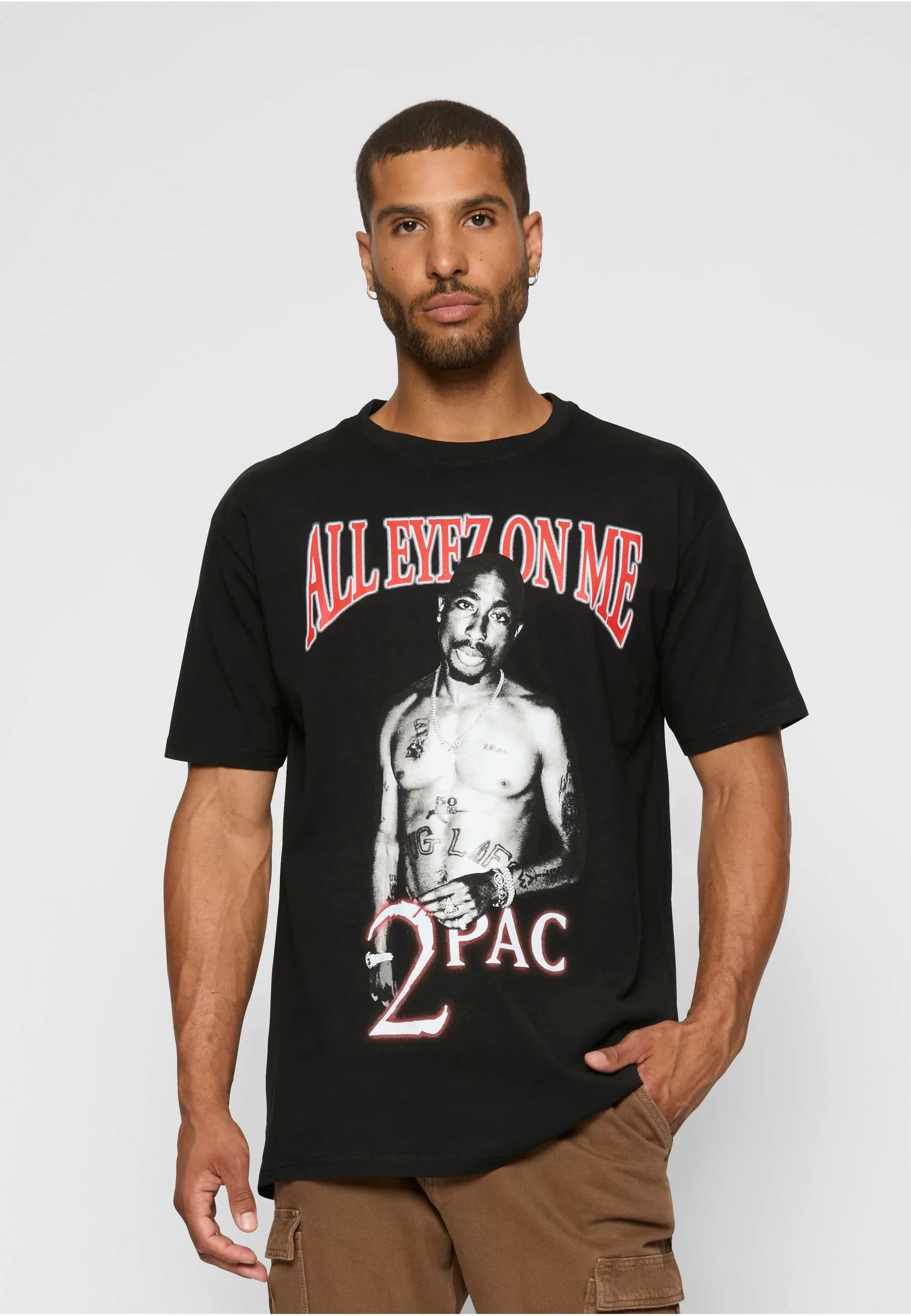 MisterTee Kurzarmshirt "MisterTee Herren Tupac Life Goes On Anniversary Tee günstig online kaufen