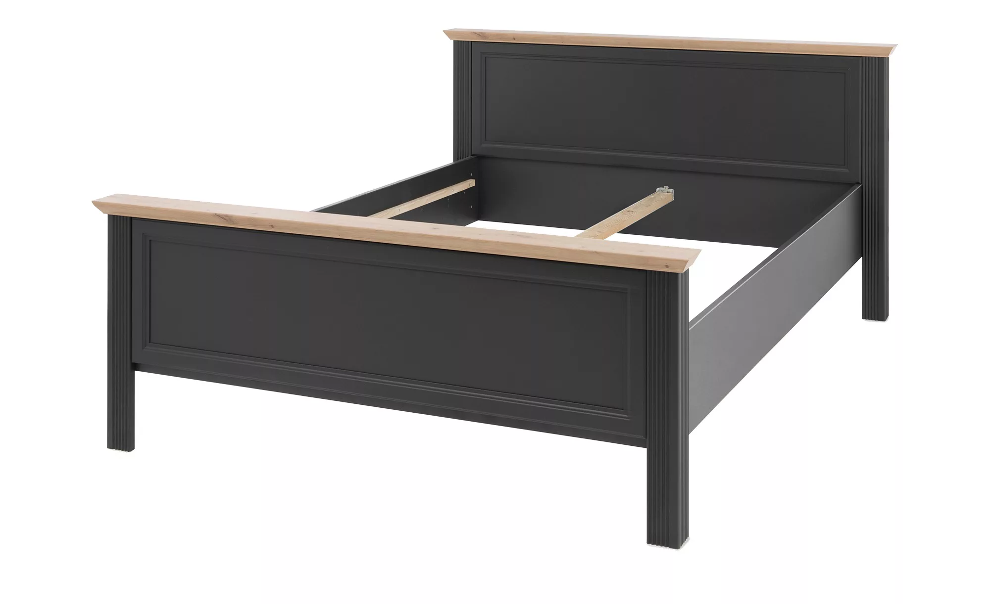 Doppelbett  Varese ¦ grau ¦ Maße (cm): B: 185 H: 98 Betten > Komfortbetten günstig online kaufen