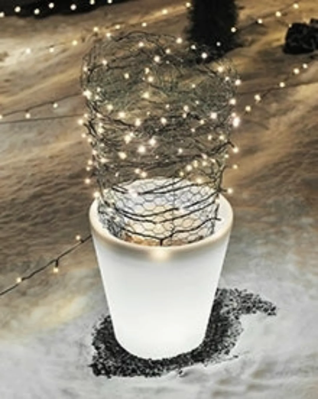 LED-Blumentopf Assisi beleuchtet Ø 28 cm günstig online kaufen