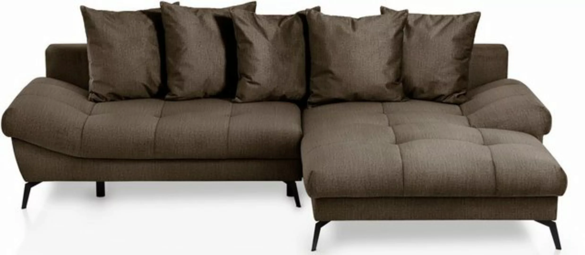 exxpo - sofa fashion Ecksofa Olmedo, L-Form, inklusive Bettfunktion, Bettka günstig online kaufen