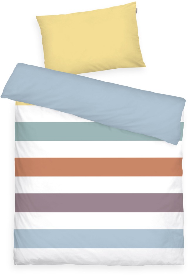 TOM TAILOR HOME Babybettwäsche »COLORED STRIPES in Gr. 135x200cm, 155x220cm günstig online kaufen