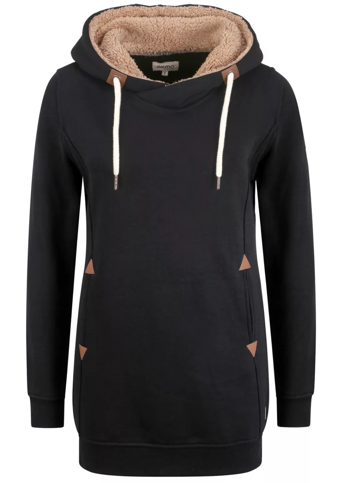 OXMO Hoodie OXVicky Sweat Pile Hoodie Long Kapuzenpullover lang geschnitten günstig online kaufen