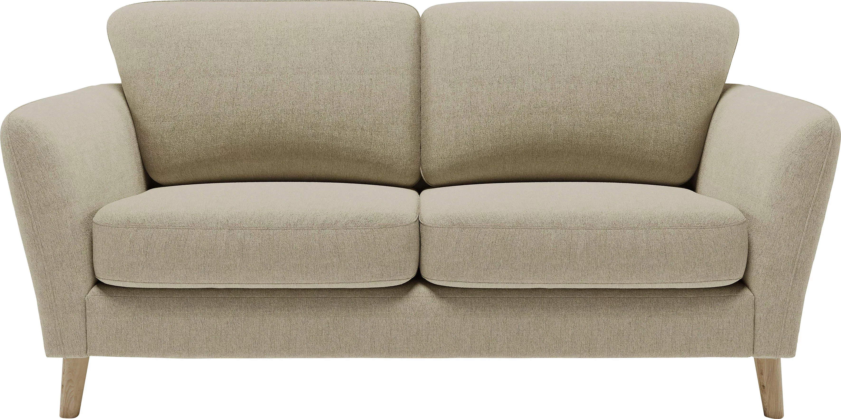 Home affaire 2-Sitzer MARSEILLE Sofa 170 cm, mit Massivholzbeinen aus Eiche günstig online kaufen