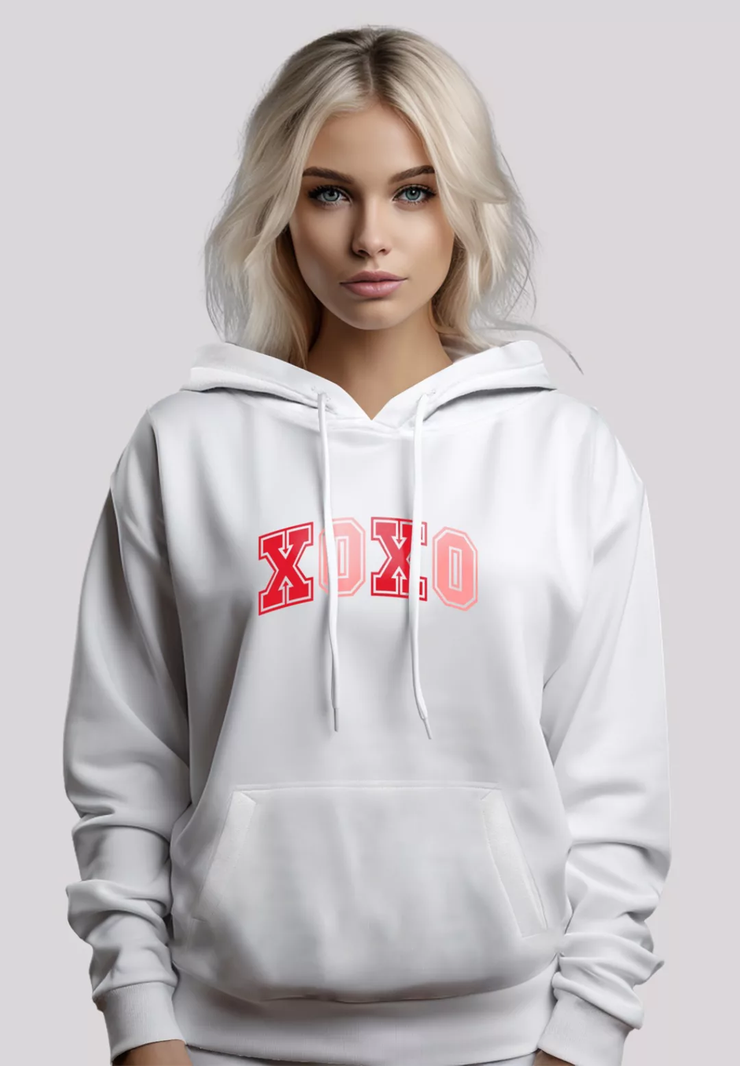 F4NT4STIC Kapuzenpullover "xoxo Varsity College Style Valentinstag", Premiu günstig online kaufen