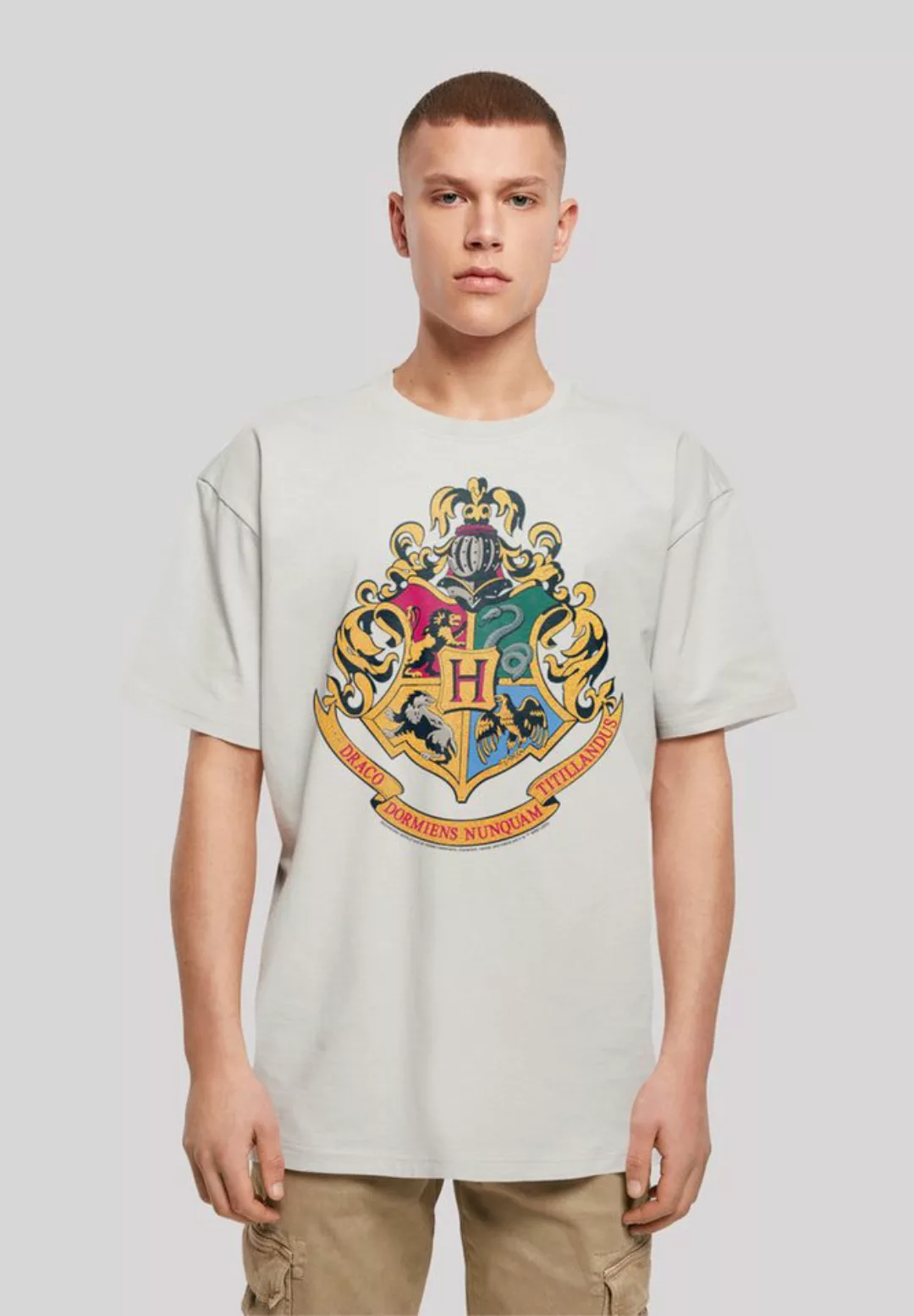 F4NT4STIC T-Shirt "Harry Potter Hogwarts Crest Gold", Print günstig online kaufen