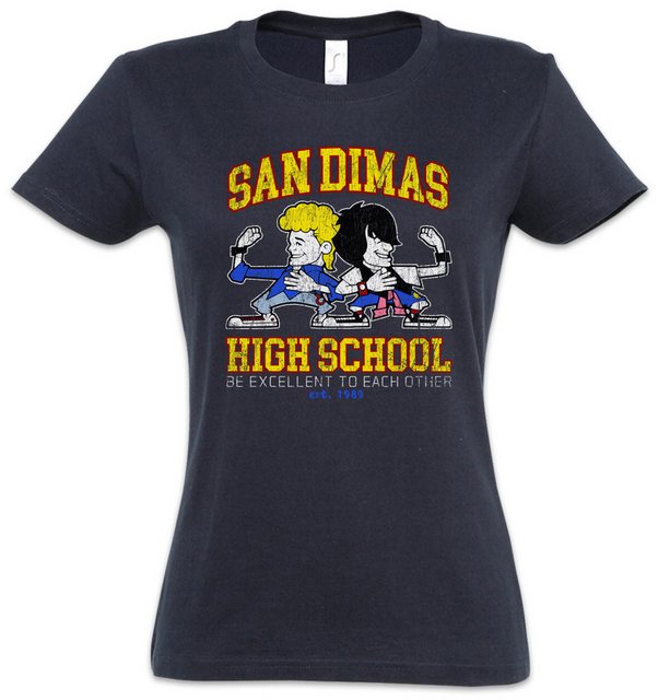 Urban Backwoods Print-Shirt San Dimas High School Damen T-Shirt Bill & Ted' günstig online kaufen