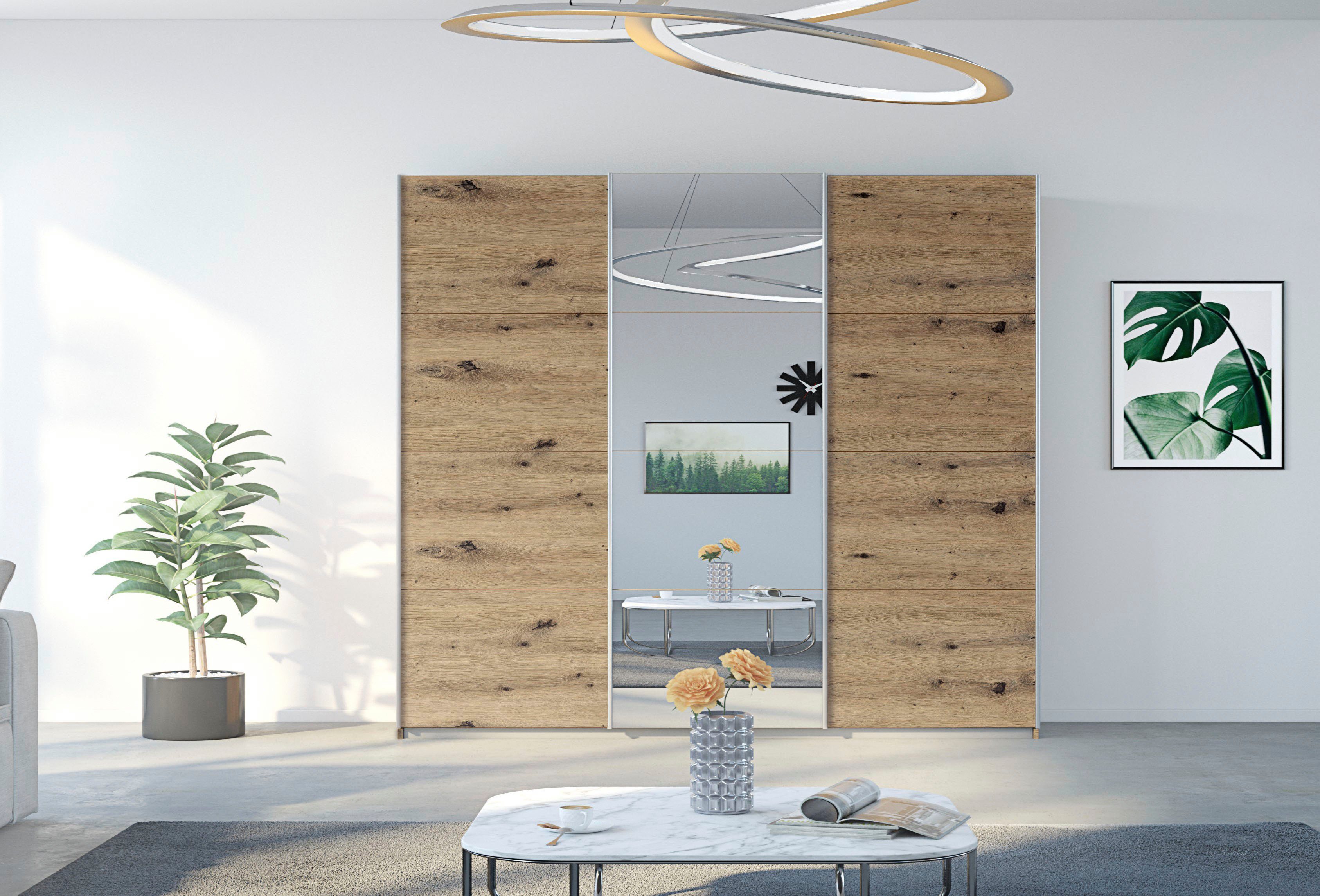 rauch Schwebetürenschrank Kleiderschrank Schrank Garderobe Wäscheschrank günstig online kaufen