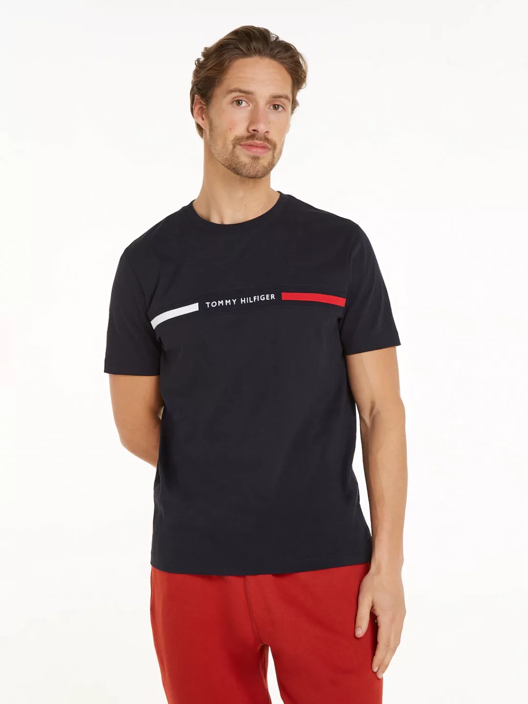 Tommy Hilfiger T-Shirt HILFIGER CHEST INSERT TEE günstig online kaufen