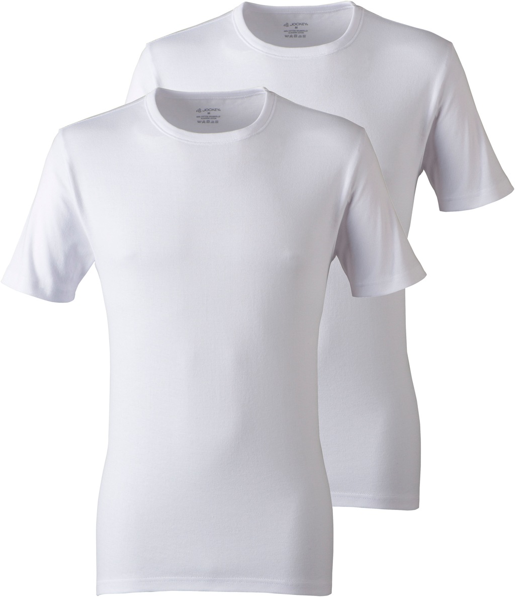 Jockey T-Shirt "Modern Classic Round Neck T-Shirt", (2er Pack), Figurbetont günstig online kaufen