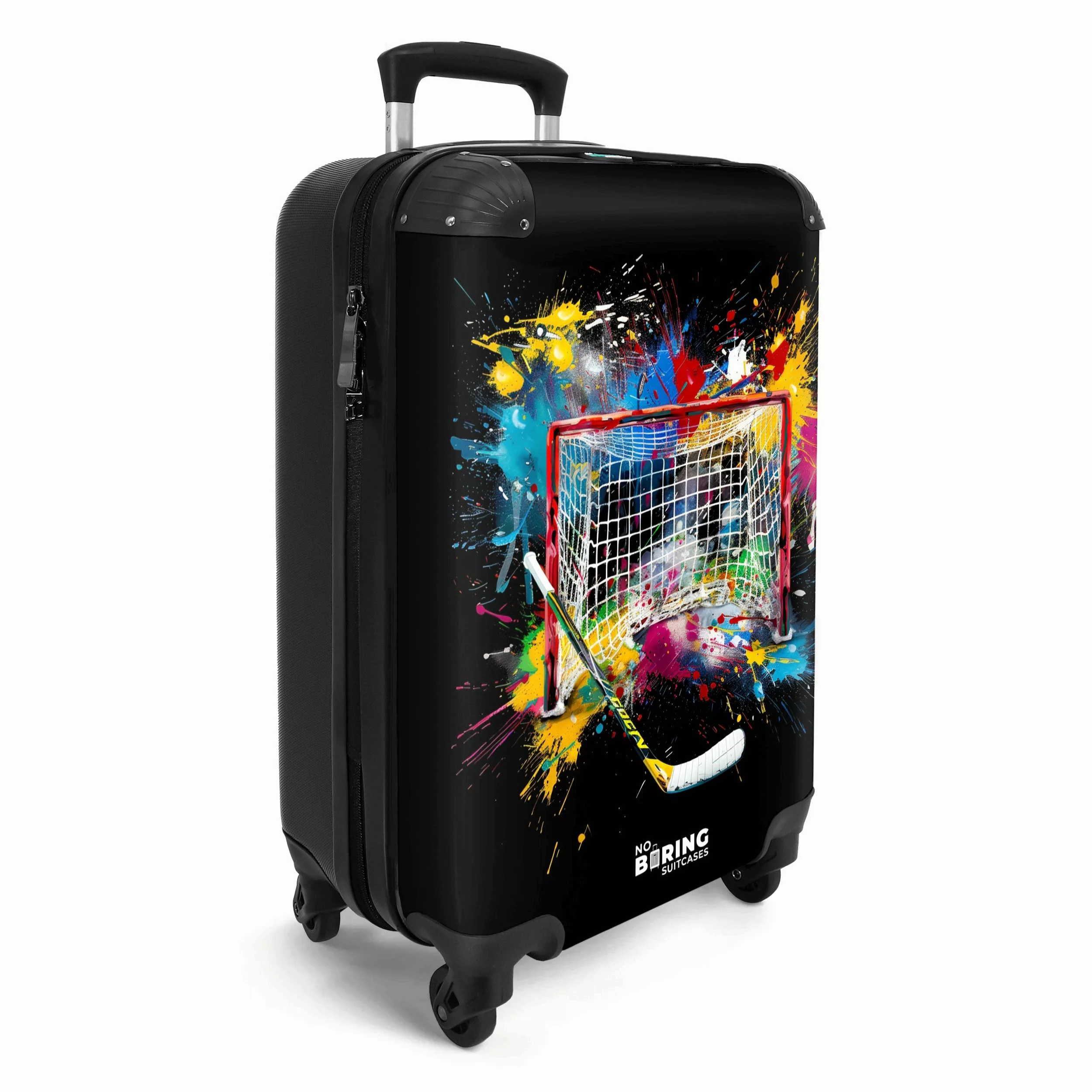 NoBoringSuitcases.com© Hartschalen-Trolley Hockey mit Farbe 55x35x20cm, günstig online kaufen