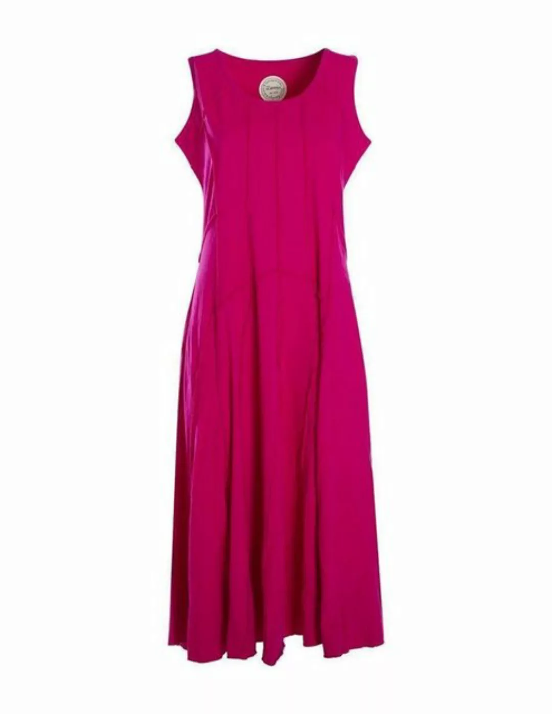 Vishes Sommerkleid Langes Einfarbiges Damen Sommerkleid ohne Ärmel Patchwor günstig online kaufen