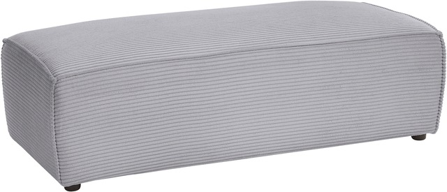 Home affaire Hocker "NEU: SHERWOOD XXL, Polsterhocker, Cord, Webstoff", rec günstig online kaufen