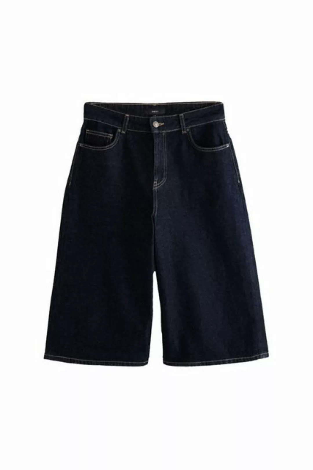 Next Jeansshorts Langer Jeansshorts aus 100 % Baumwolle (1-tlg) günstig online kaufen