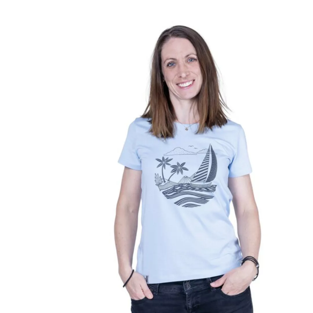 Damen T- Shirt "Elsailing" In Sky Blue günstig online kaufen
