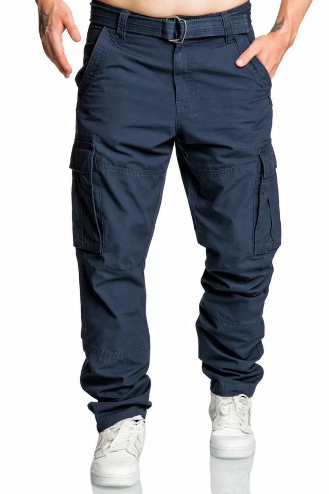 Amaci&Sons Cargohose PASCAGOULA Cargopants Herren Loosefit Jogger Cargo Chi günstig online kaufen