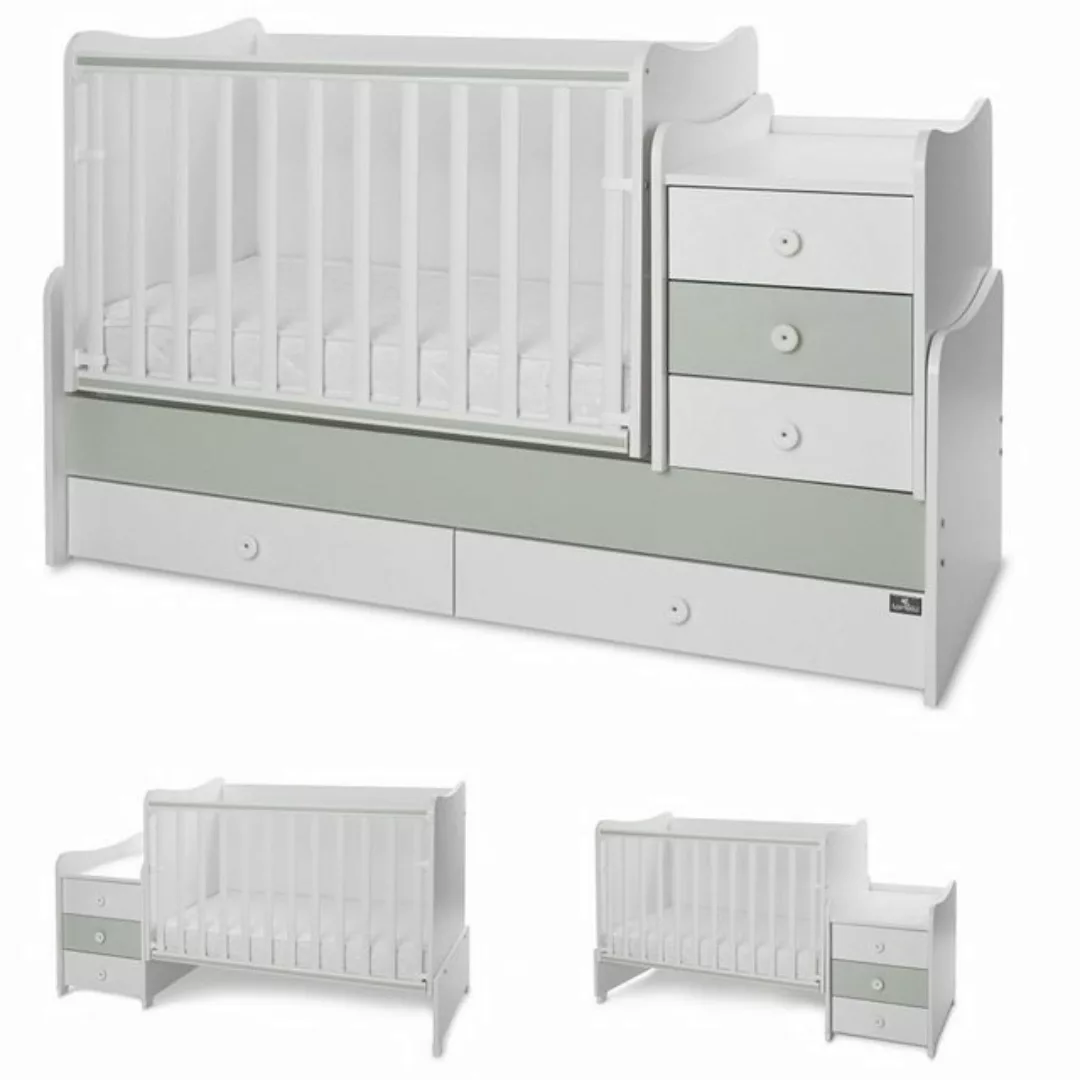 Lorelli Komplettbett Babybett Maxi Plus New, Schaukelfunktion Jugendbett Sc günstig online kaufen