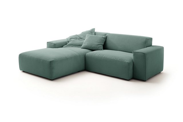 KAWOLA Ecksofa, Sofa Feincord, Recamiere rechts od. links, versch. Farben günstig online kaufen