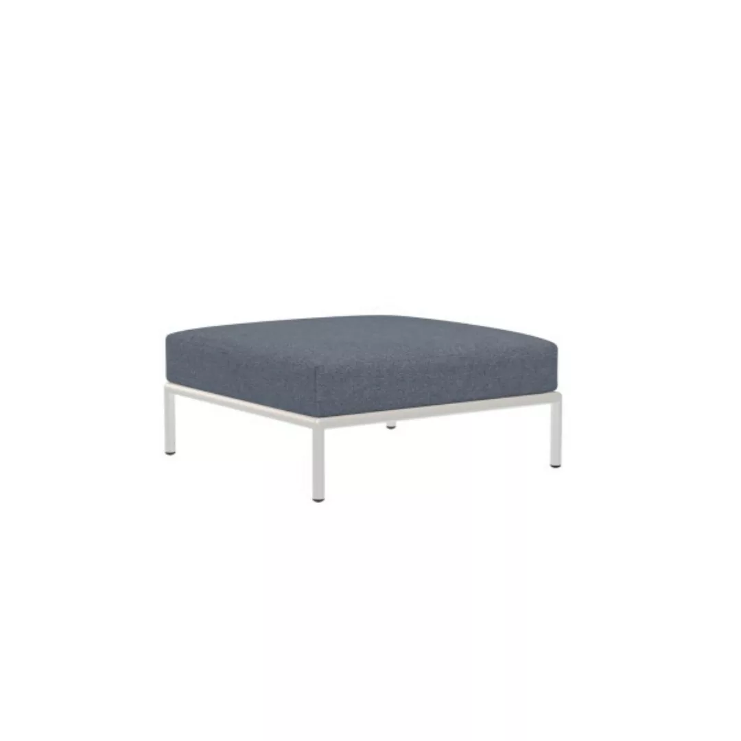 LEVEL Outdoor Ottoman Lounge-Modul 3 Sky Weiß günstig online kaufen