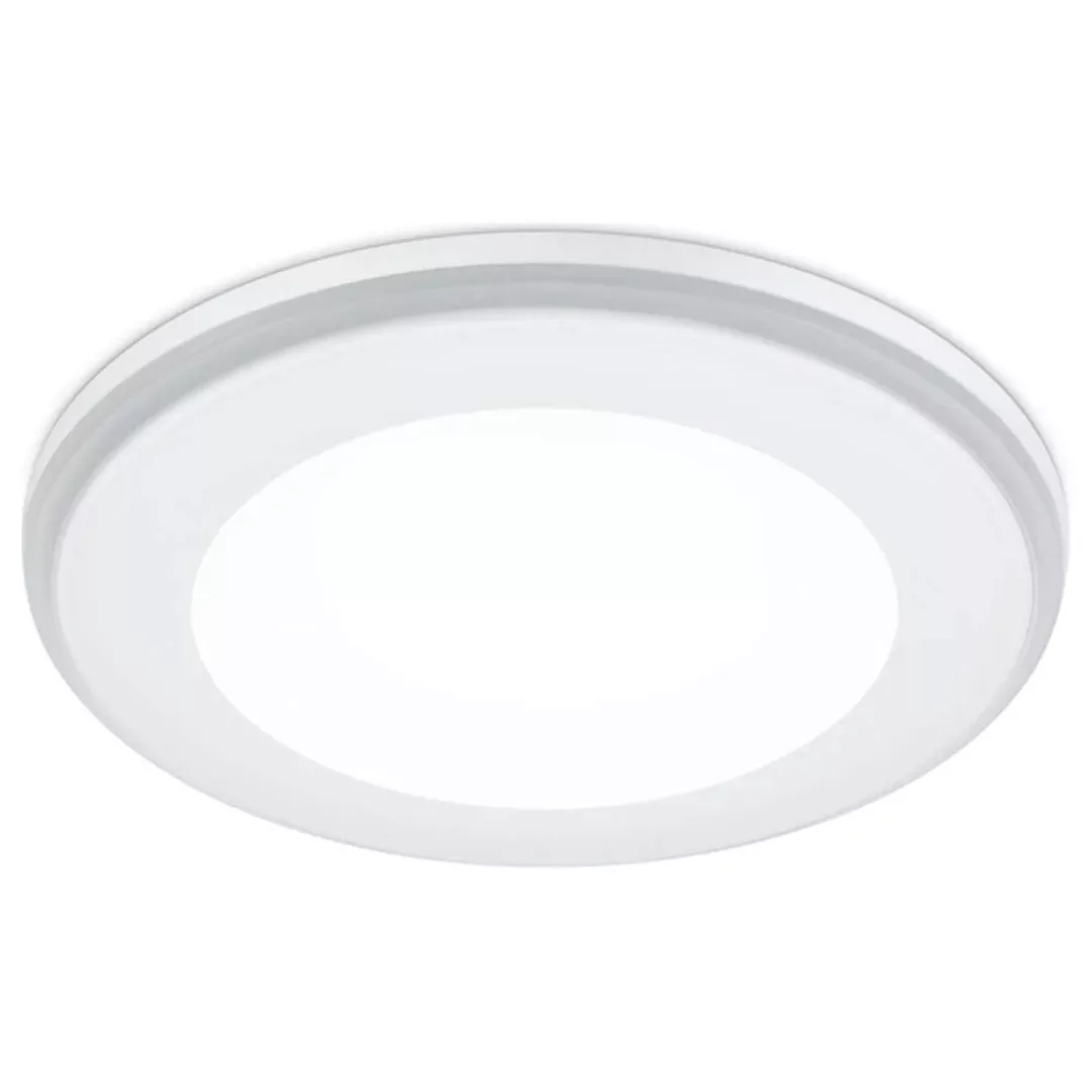 LED Einbauleuchte Aura in Weiß-Matt 5w 450lm 82mm günstig online kaufen