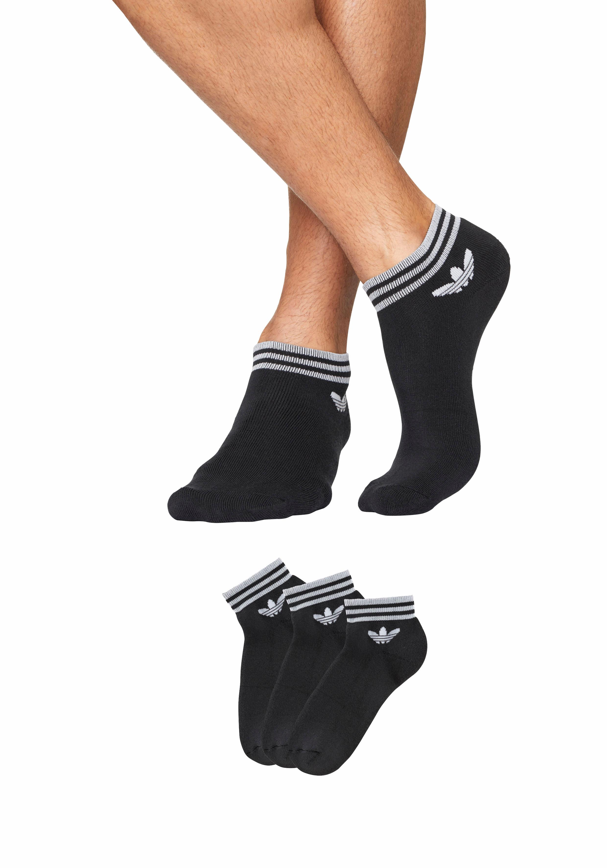 Adidas Originals Trefoil Knöchelhalbe Kissensocken 3 Paare EU 35-38 Black / günstig online kaufen